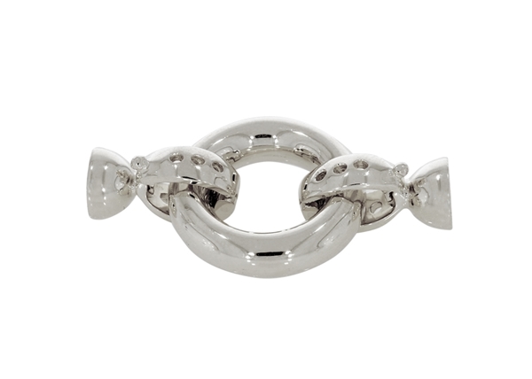 Picture of 17mm Pearl Clasp with Diamonds
