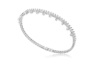 Picture of Diamond Bangle with Magnetic Clasp