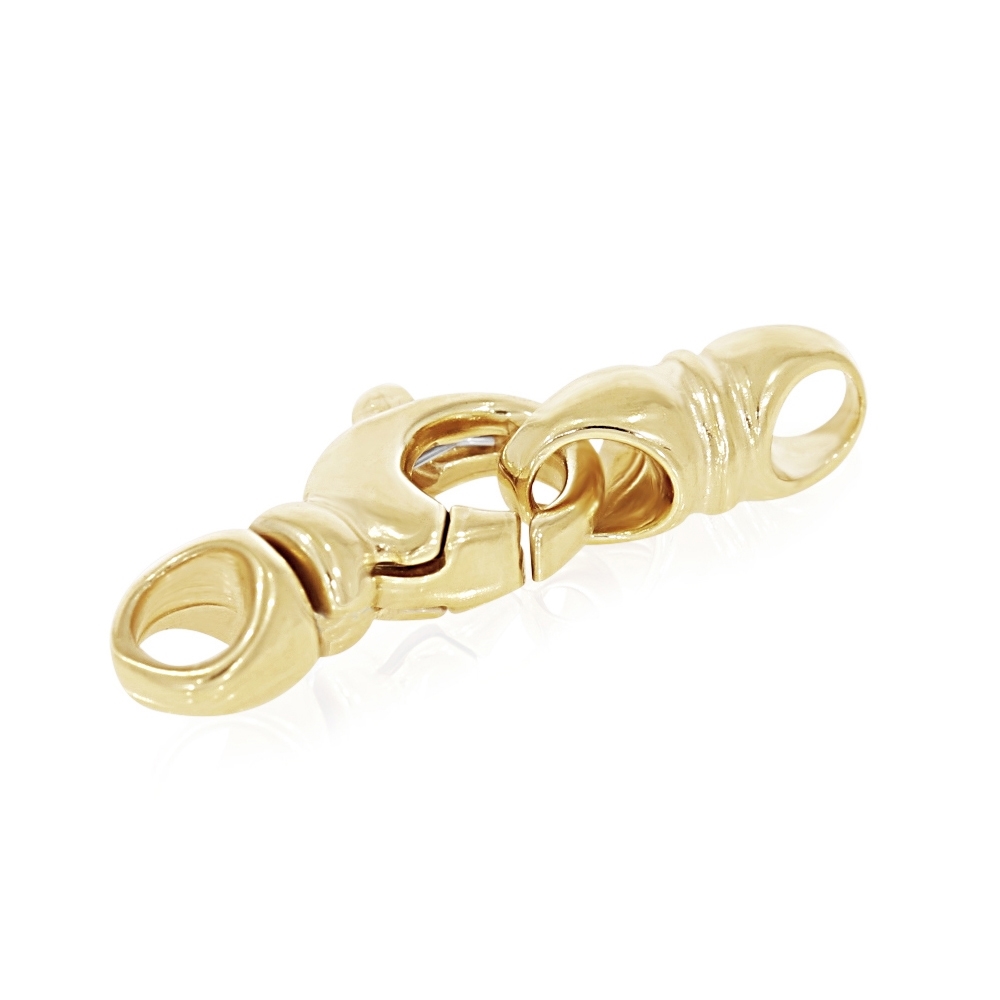 18K YELLOW GOLD SWIVEL TRIGGER CLASP SMALL