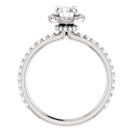 Picture of Halo Engagement Ring 1 CTW