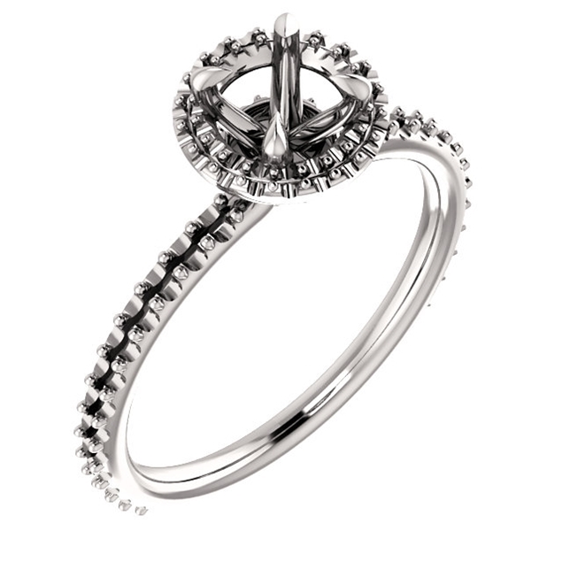 Изображение Halo Style Engagement Ring
