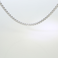 Picture of Box Chain Rodium Plated 2.3X2.3mm