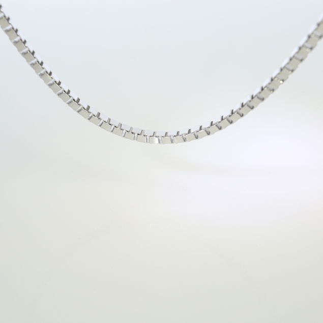 Picture of Box Chain Rodium Plated 2.3X2.3mm