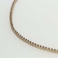 Изображение 4 Prongs Tennis Necklace 42cm