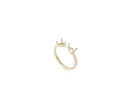 Picture of 2 Stone Pear Ring