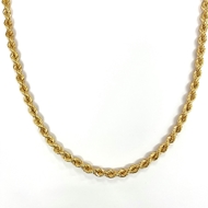 Picture of 6.30mm Diamond Cut Rope Hollow Chain