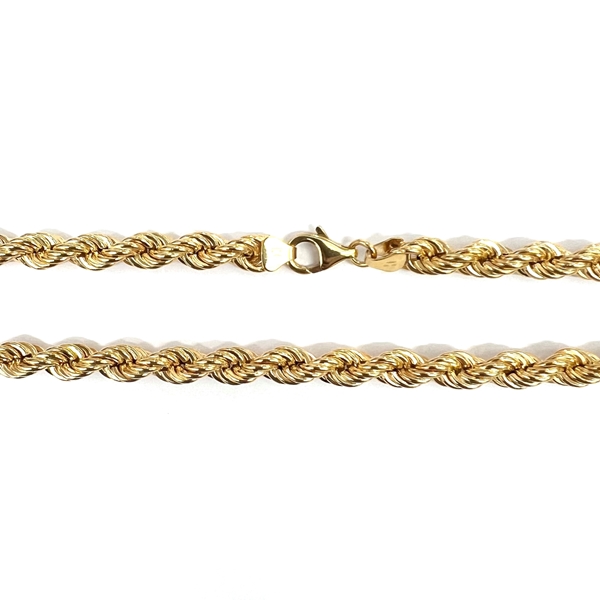 Picture of 6.30mm Diamond Cut Rope Hollow Chain