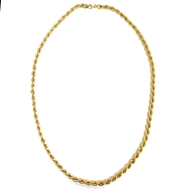 Picture of 6.30mm Diamond Cut Rope Hollow Chain