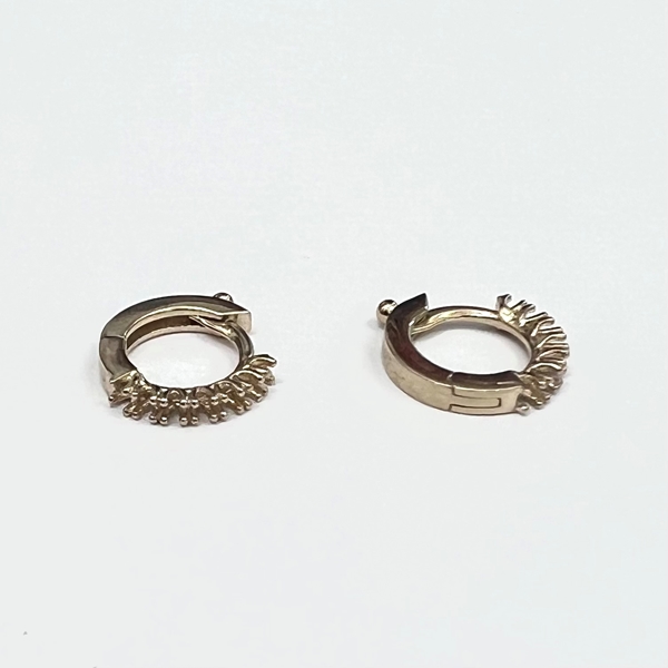 Picture of Diamond Hoop Earring