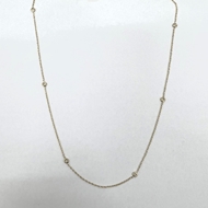 Picture of Bezel Set Diamond Necklace-42/45cm