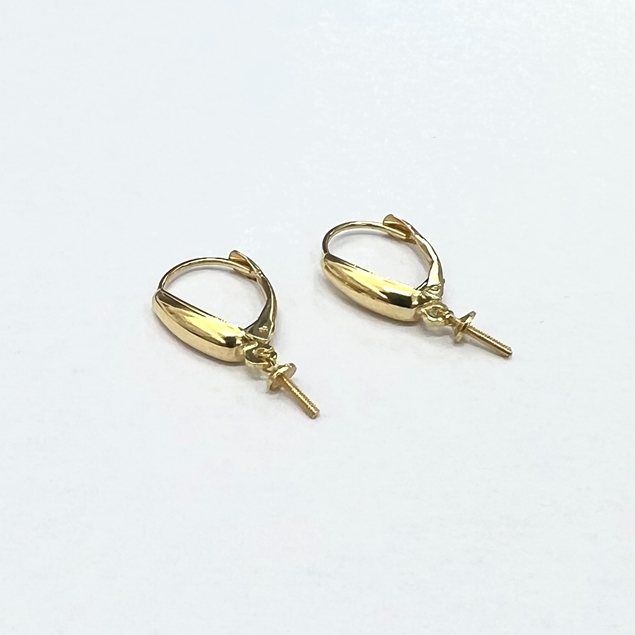 Picture of Lever Back Pearl Earrings