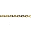 Picture of 4mm Gold Flat Link Chain.