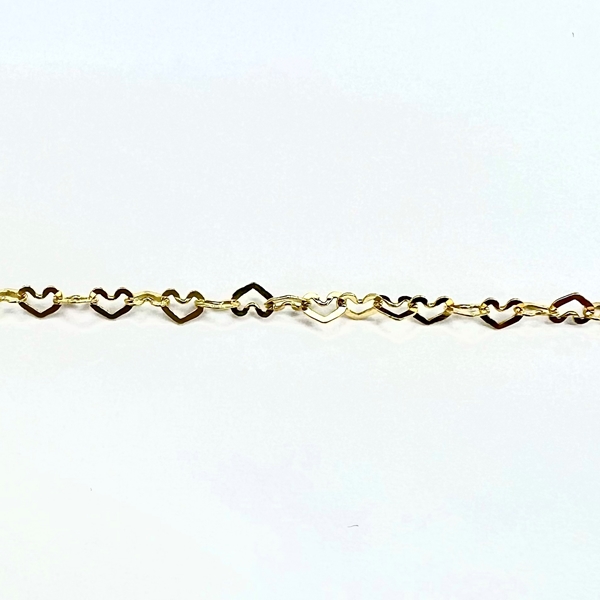 Picture of Gold Heart Links Chains