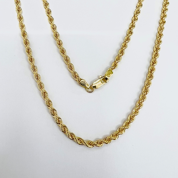 Picture of 3.2mm Diamond Cut Rope Hollow Chain