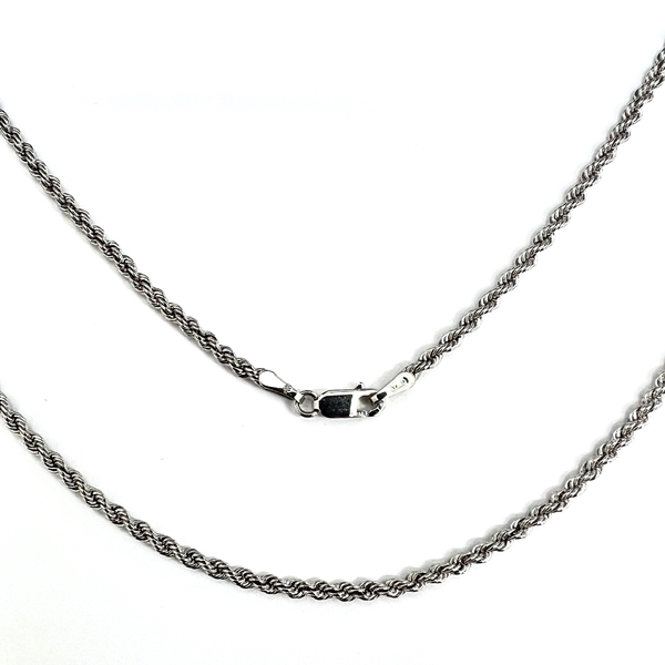 Picture of 2.1mm Diamond Cut Rope Hollow Chain